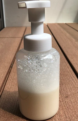 DIY body wash recipe foam pump